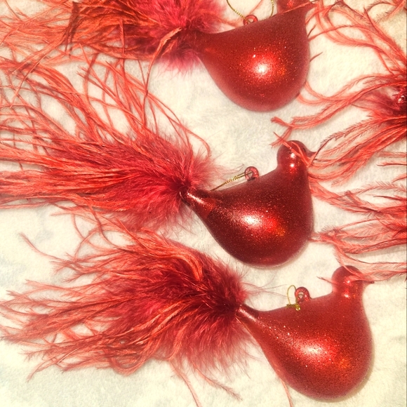 Red bird Ornaments/ Pier one - Picture 7 of 8